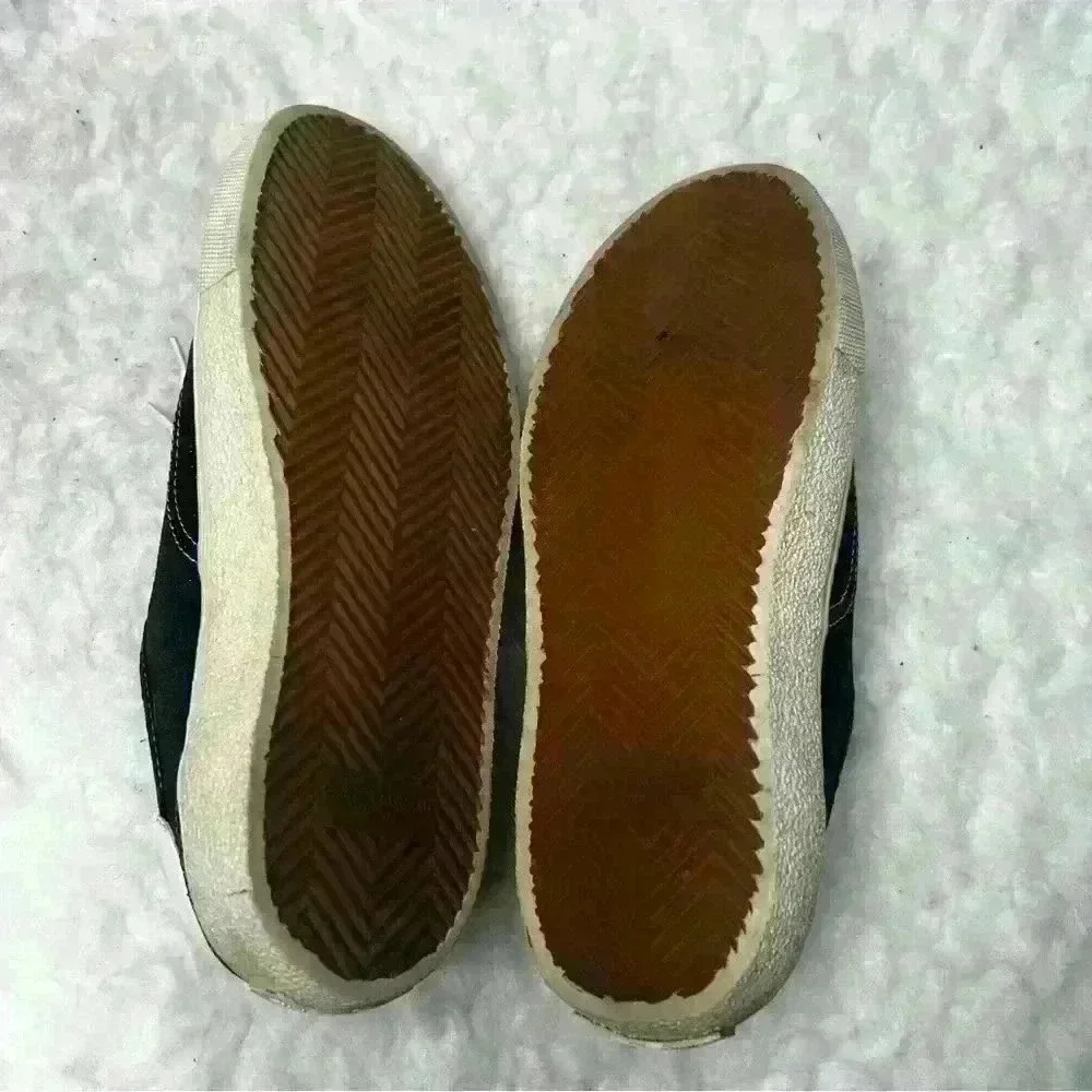 Saint Laurent Black Bedford Glitter Court Classic Sneakers - Picture 8 of 9